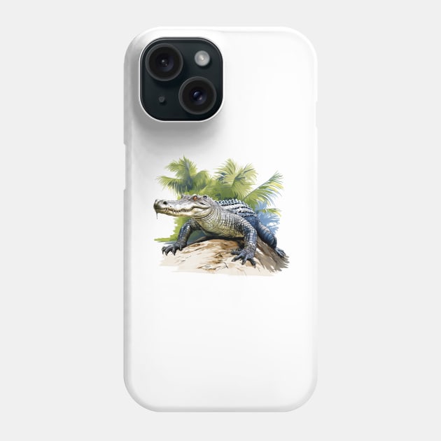 American Alligator Phone Case by zooleisurelife