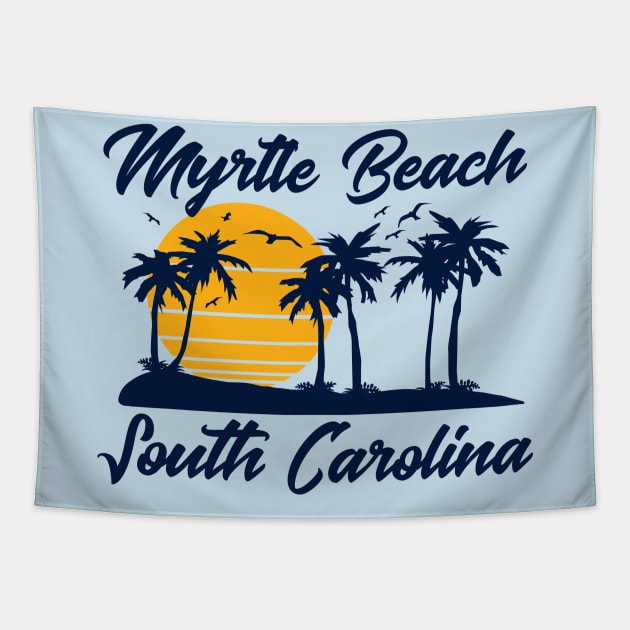 Myrtle Beach South Carolina Tapestry by DetourShirts