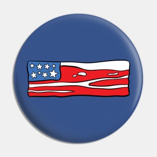 Bacon Flag Pin