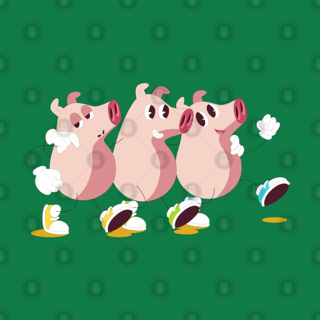 Three Little Pigs by Mako Design 