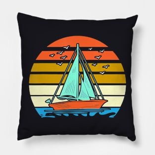 Retro Sailing Pillow