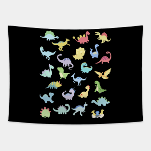 Cute Dinosaurs Tapestry