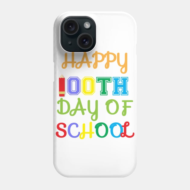 happy 100th day of school Phone Case by Work Memes