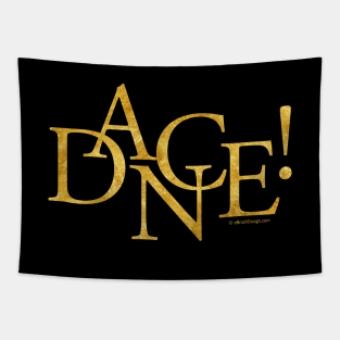 Dance! (Gold) Tapestry