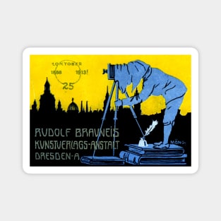 1913 Dresden Germany Photography Magnet