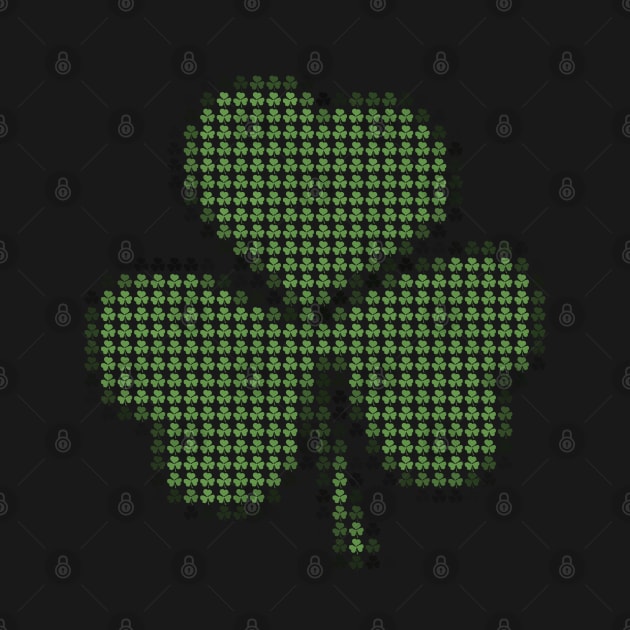 Shamrock Shaped Shamrocks by ellenhenryart