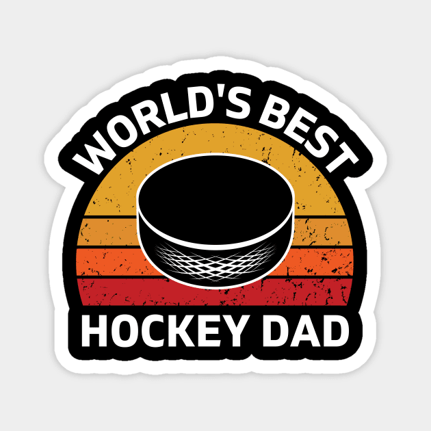 Ice hockey Dad Magnet by GRADA