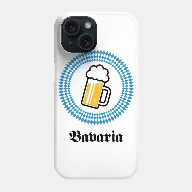 BAVARIA 1 BEER (MUNICH GERMANY) Phone Case by MrFaulbaum