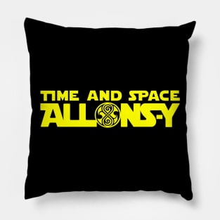 Allons-Y in Space Pillow