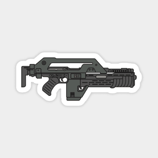 Pulse Rifle Aliens Marines Magnet