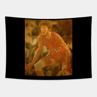 Bill Walton Aged Poster Tapestry