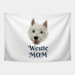 Womens Westie Mom Smiling West Highland Terrier Tapestry