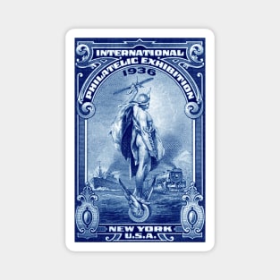 1936 New York International Philatelic Expo Magnet