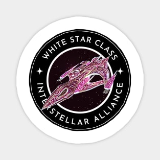 White Star Class - Black Star Killer - White - Sci-Fi - B5 Magnet