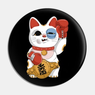 Lucky Cat Champion Pin