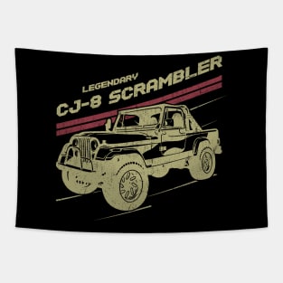 CJ-8 Scrambler Jeep car trailcat Tapestry