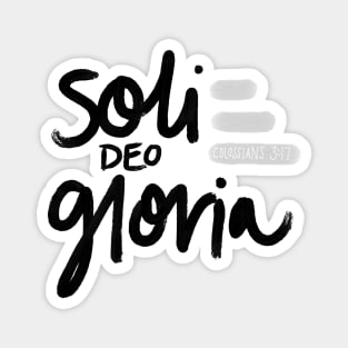 Soli Deo Gloria Magnet