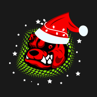 Christmas Bulldog T-Shirt
