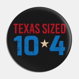 Letterkenny Texas sized ten four red and blue Pin