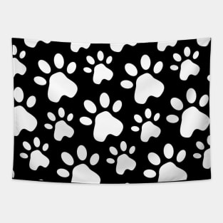 dog paws cat paws Tapestry