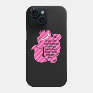 cheshire cat saying Phone Case