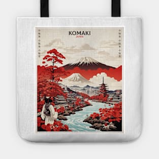 Komaki Japan Vintage Poster Tourism Tote