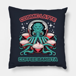 Cosmic Latte Coffee Barista Pillow