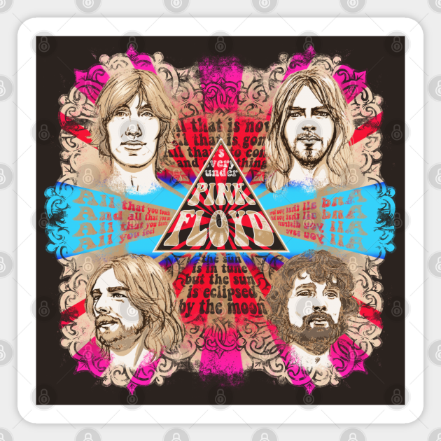 Rock legends - Pink Floyd - Sticker