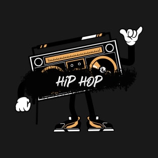 Boom Box Stereo Hip Hop T-Shirt