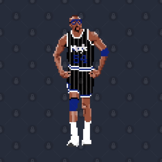 Horace Grant Pixel Walk by qiangdade