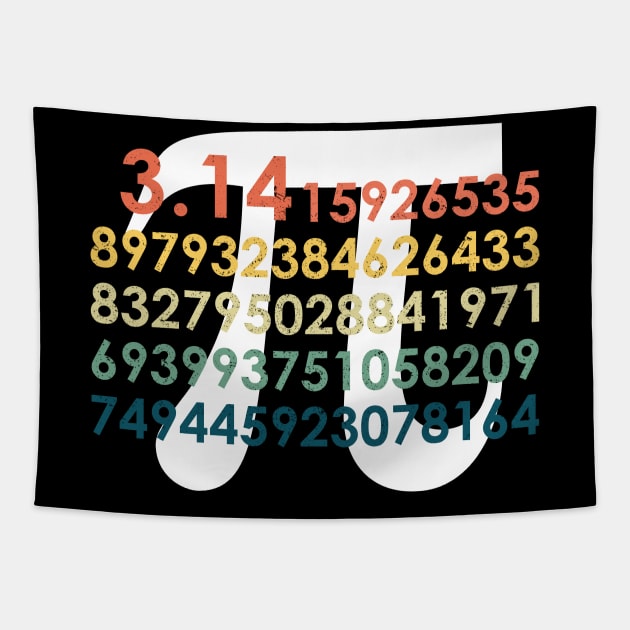 Vintage Pi Tapestry by LotusTee