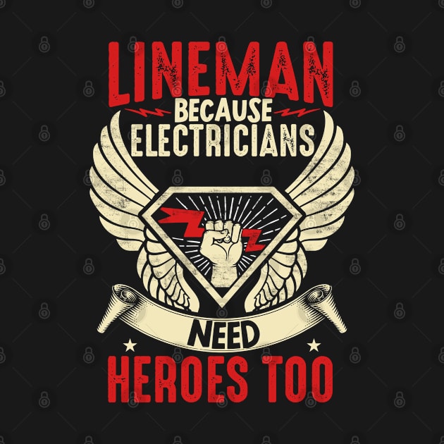 Electrical Lineman by Caskara