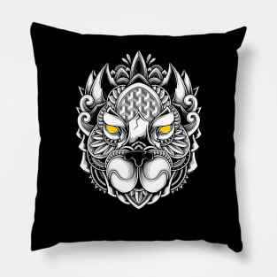 Ornate Pit Bull Pillow