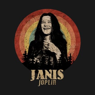 Retro Sunset Janis Joplin T-Shirt