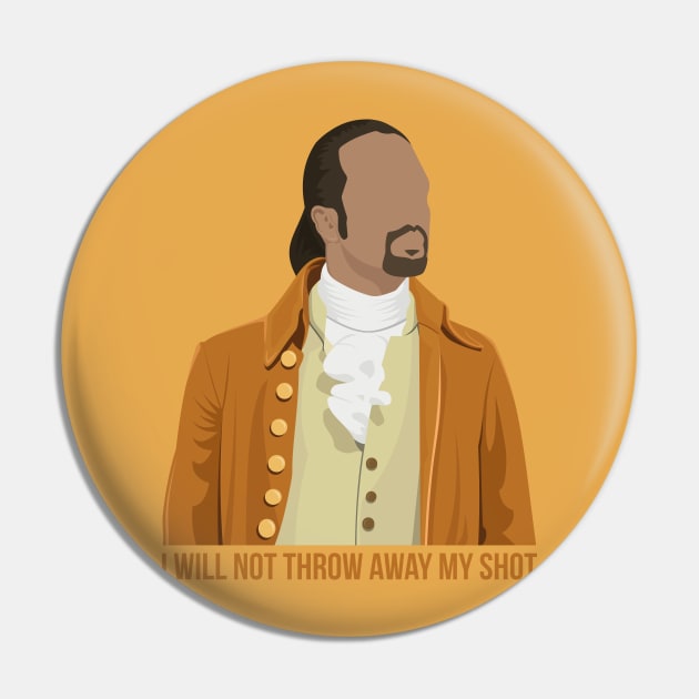 Alexander Hamilton Pin by bethmooredesigns10