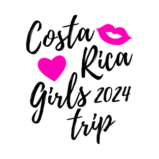 Costa Rica Girls Trip 2024 Fun Matching Vacation Travel Group T-Shirt