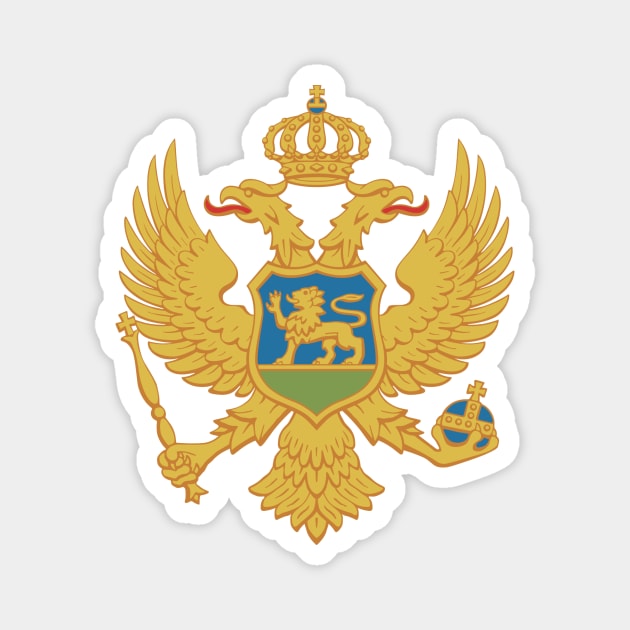 Coat of arms of Montenegro Magnet by Wickedcartoons