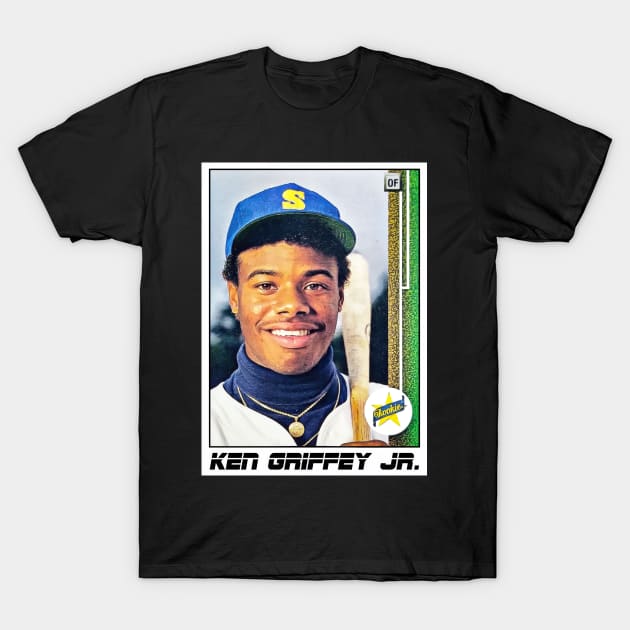 Ken Griffey Jr Seattle Sports Card T-shirt