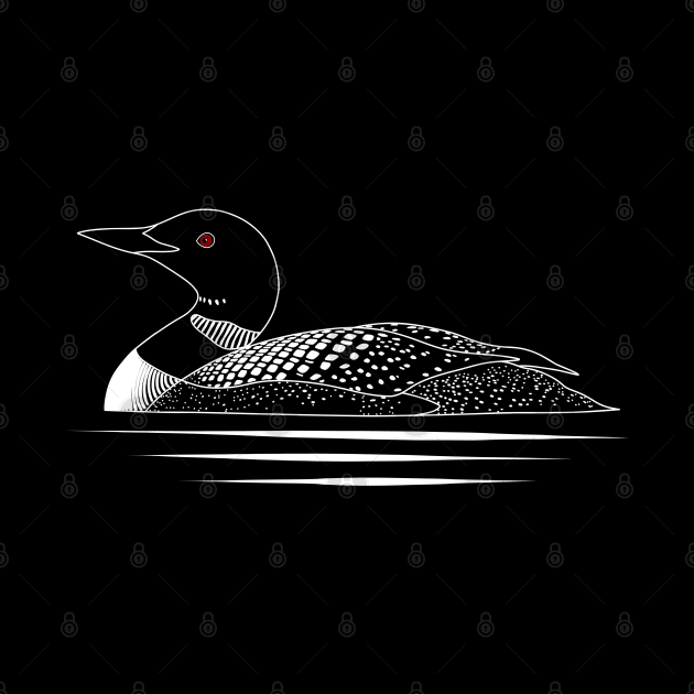 Common Loon by BinChickenBaby