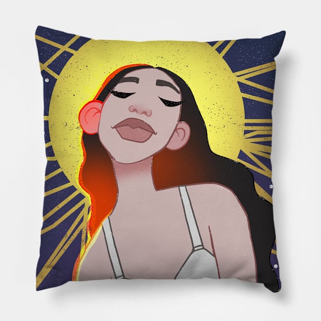 LA SOSA icon Pillow by woolflone