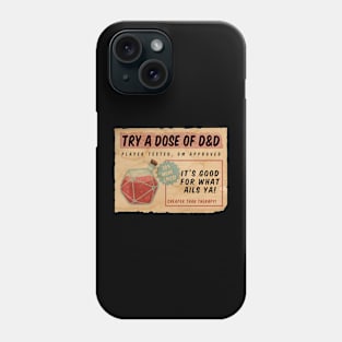 D&D Vintage Ad Healing Potion Phone Case