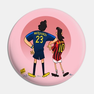 Marco Materazzi and Rui Costa Pin