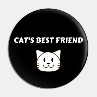 Cat's Best Friend Pin