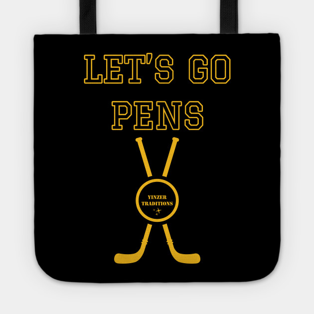 Let S Go Pens Pittsburgh Penguins Tote Teepublic