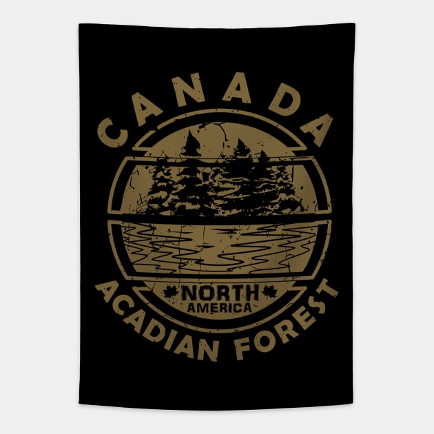 Acadian Forest Canada, CA North America Tapestry by Jahmar Anderson