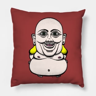 Happy Buddha - Colour Pillow