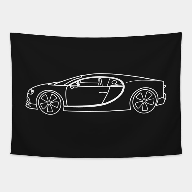 Bugatti Chiron Tapestry by Aurealis