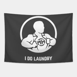 Front: I Do Laundry Back: Husband of the Year Tapestry