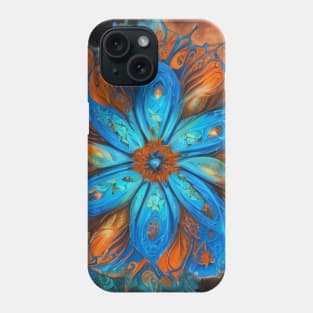 Oceanic Starburst Mandala Phone Case