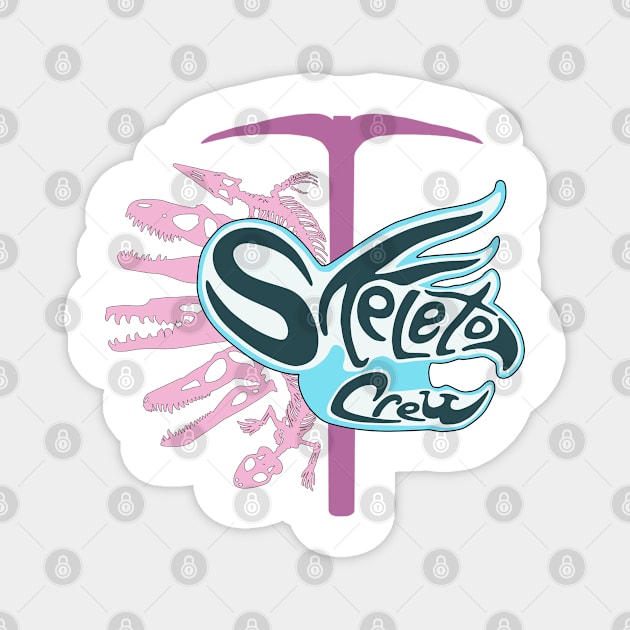 Logo - Trans Pride Magnet by SkeleCrewPaleo